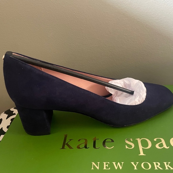 kate spade Shoes - Kate Spade Kylah Navy Suede Pump